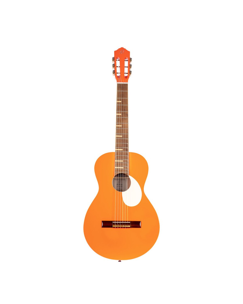 Ortega RGA-ORG Gaucho Series 4/4 Nylon String Guitar 6-String - Orange + Gig Bag