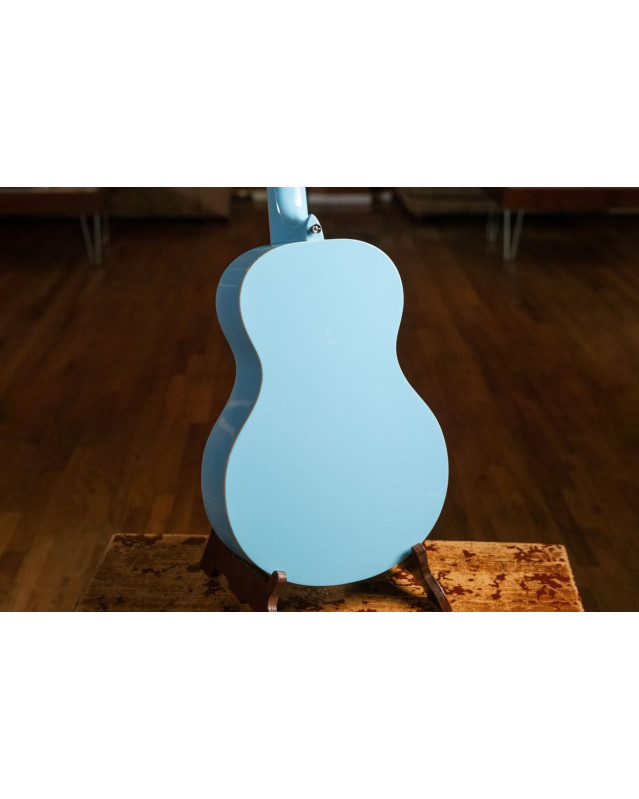 Ortega RGA-SKY Gaucho Series 4/4 Nylon String Guitar 6-String - Sky Blue + Gig Bag