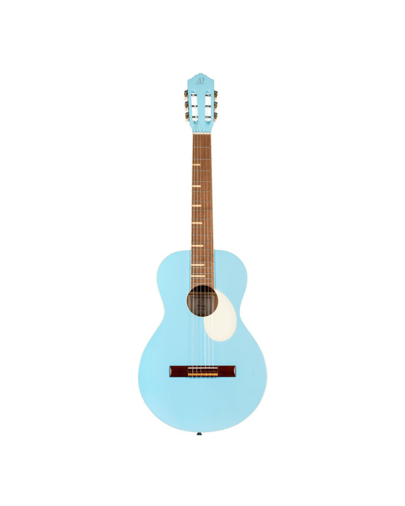 Ortega RGA-SKY Gaucho Series 4/4 Nylon String Guitar 6-String - Sky Blue + Gig Bag