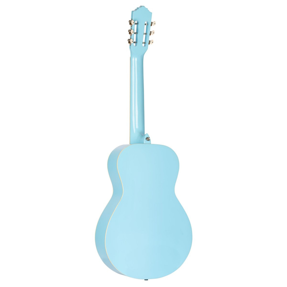 Ortega RGA-SKY Gaucho Series 4/4 Nylon String Guitar 6-String - Sky Blue + Gig Bag