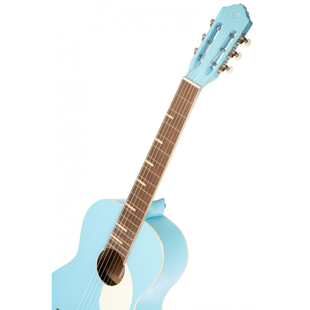 Ortega RGA-SKY Gaucho Series 4/4 Nylon String Guitar 6-String - Sky Blue + Gig Bag
