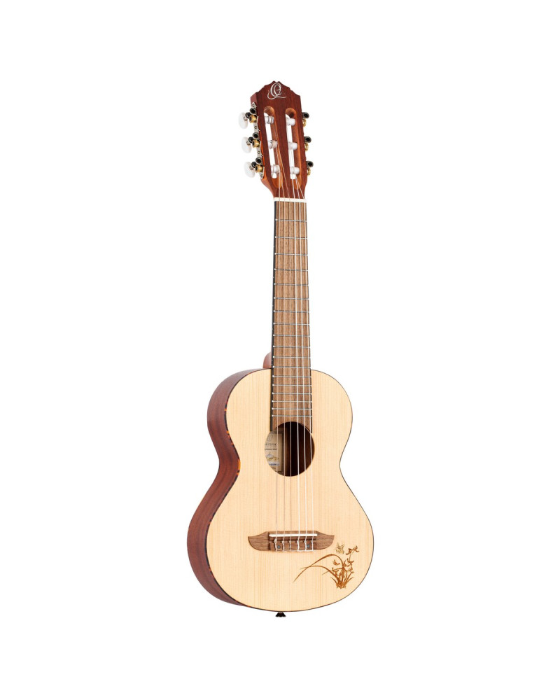 Ortega RGL5 Mini Travel Series 1/8 Guitar 6-String - Natural