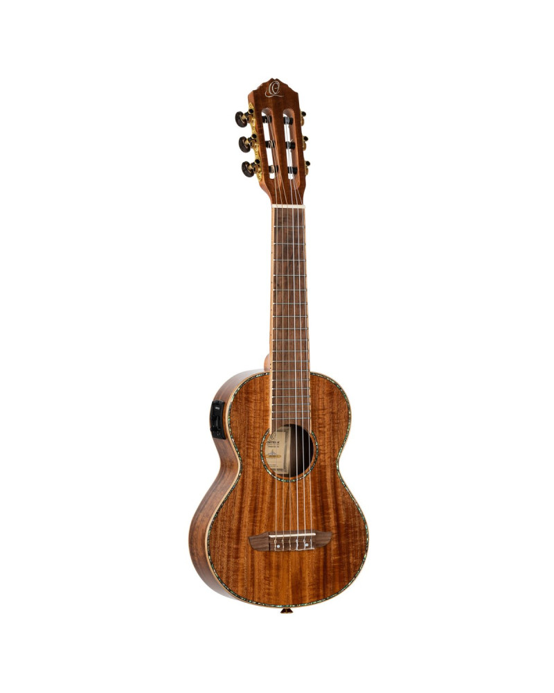 Ortega RGLE18ACA Mini Travel Series 1/8 Guitar 6-String - Natural + Gig Bag