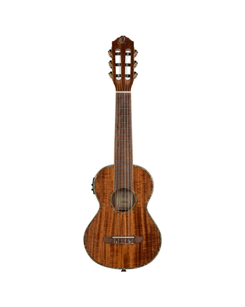 Ortega RGLE18ACA Mini Travel Series 1/8 Guitar 6-String - Natural + Gig Bag