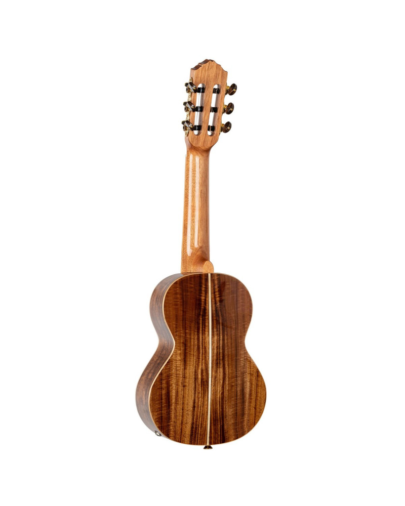 Ortega RGLE18ACA Mini Travel Series 1/8 Guitar 6-String - Natural + Gig Bag