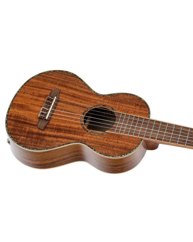 Ortega RGLE18ACA Mini Travel Series 1/8 Guitar 6-String - Natural + Gig Bag