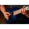 Ortega RGLE18BLF Mini Travel Series 1/8 Guitar 6-String - Faded Blue + Gig Bag