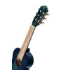 Ortega RGLE18BLF Mini Travel Series 1/8 Guitar 6-String - Faded Blue + Gig Bag