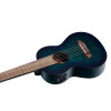 Ortega RGLE18BLF Mini Travel Series 1/8 Guitar 6-String - Faded Blue + Gig Bag