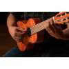 Ortega RGLE18FMH Mini Travel Series 1/8 Guitar 6-String - Natural + Gig Bag