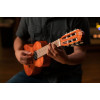 Ortega RGLE18FMH Mini Travel Series 1/8 Guitar 6-String - Natural + Gig Bag