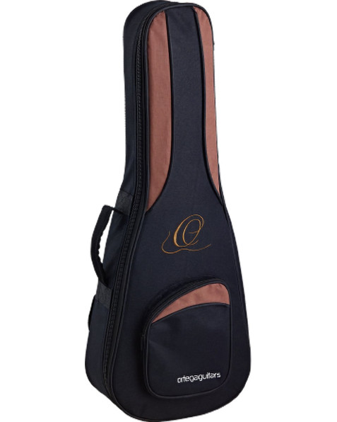 Ortega RGLE18FMH Mini Travel Series 1/8 Guitar 6-String - Natural + Gig Bag