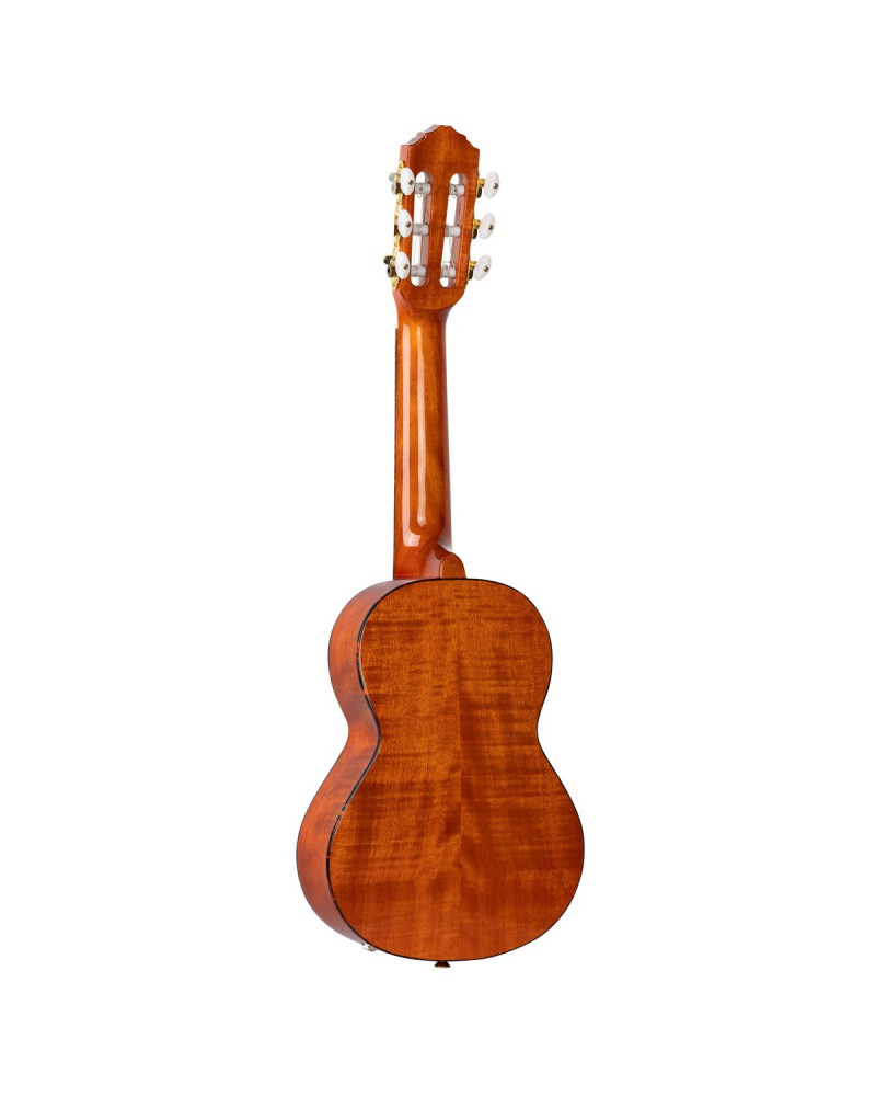 Ortega RGLE18FMH Mini Travel Series 1/8 Guitar 6-String - Natural + Gig Bag