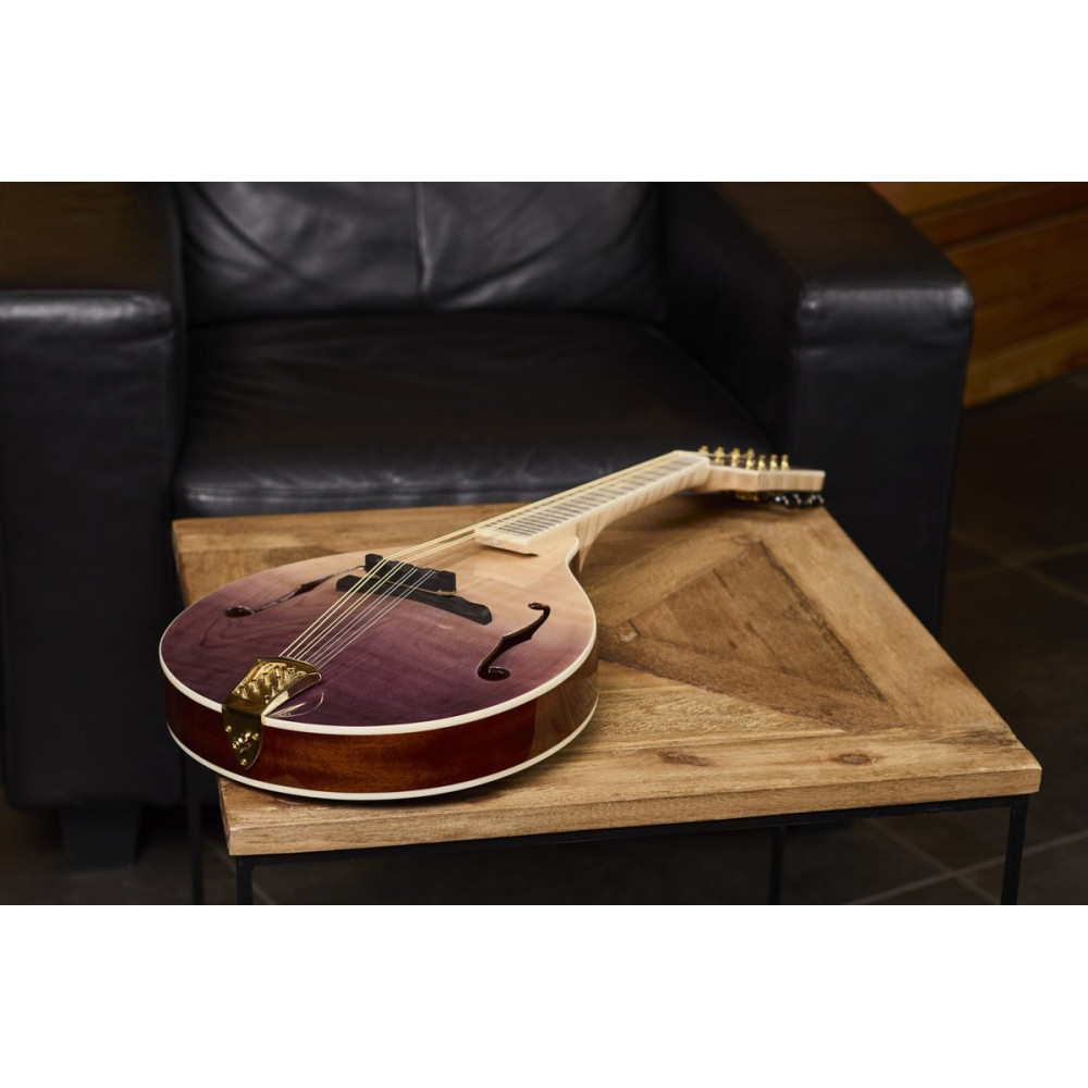 Ortega RMA200PF Americana Series A-Style Mandolin + Croco Leather Case