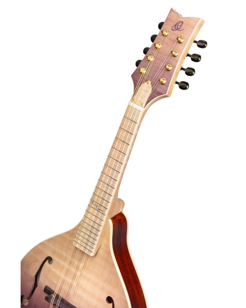 Ortega RMA200PF Americana Series A-Style Mandolin + Croco Leather Case