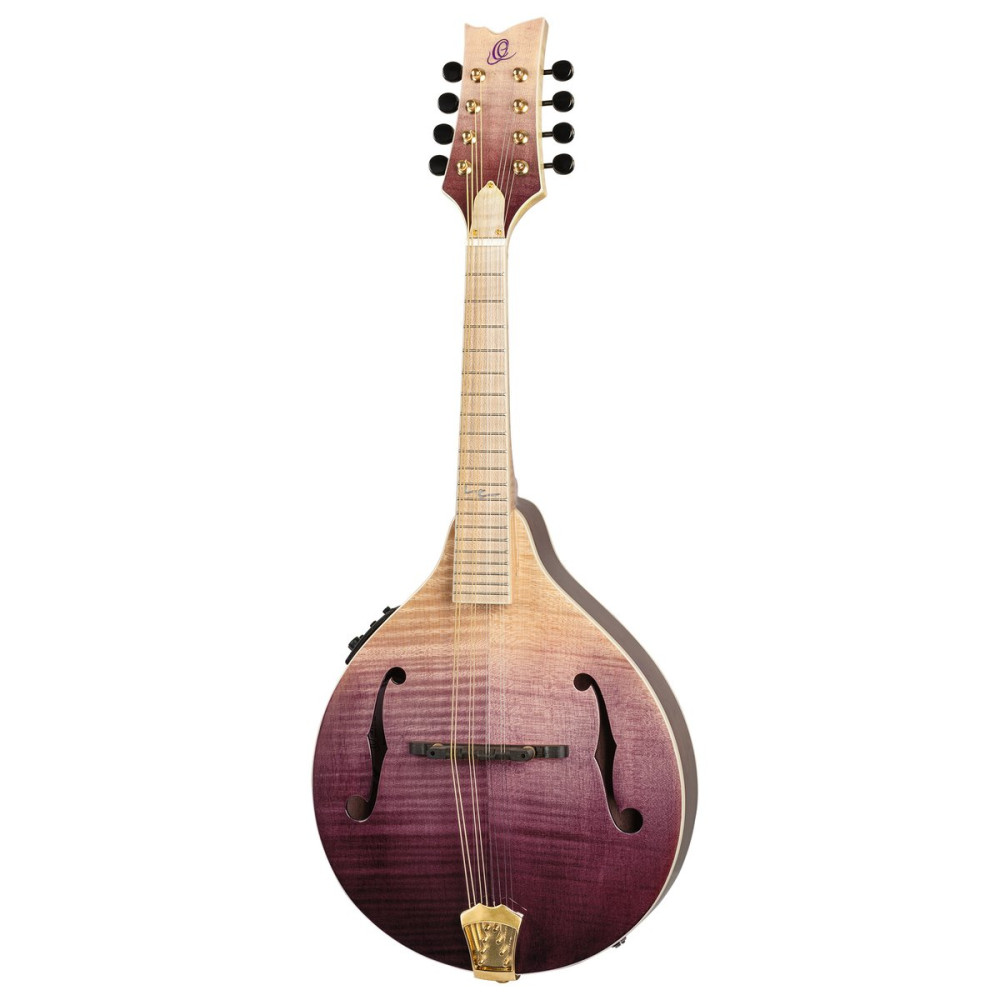 Ortega RMAE200PF Americana Series A-Style Mandolin + Croco Leather Case