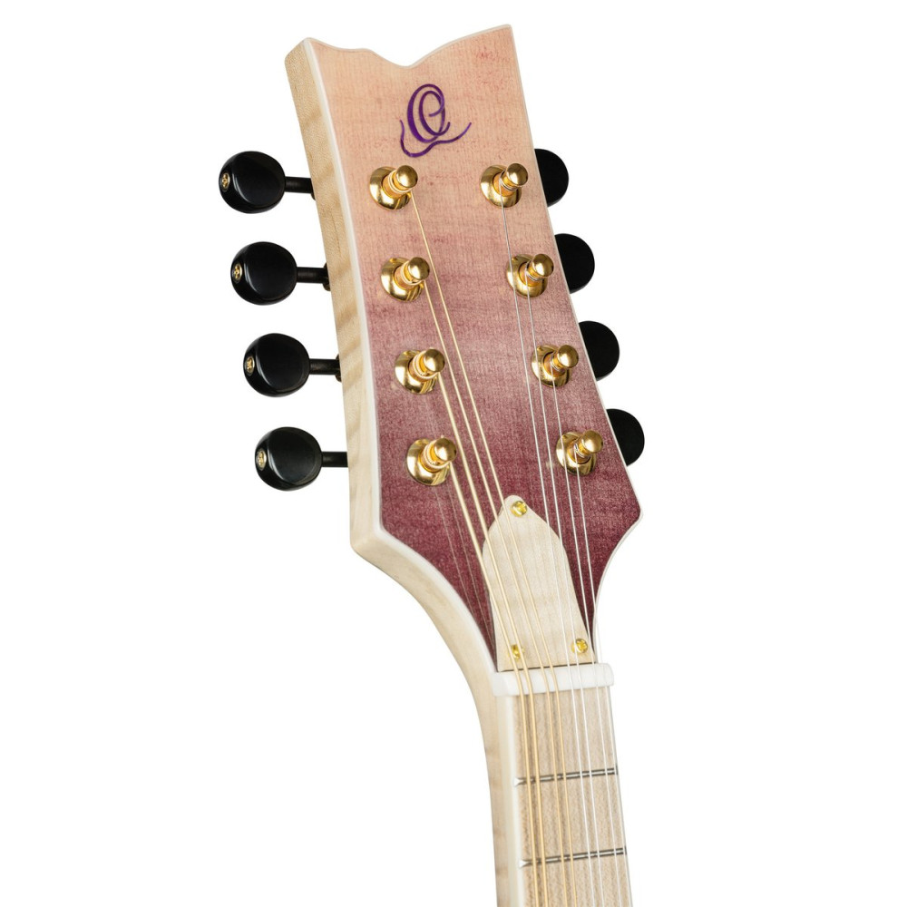 Ortega RMAE200PF Americana Series A-Style Mandolin + Croco Leather Case