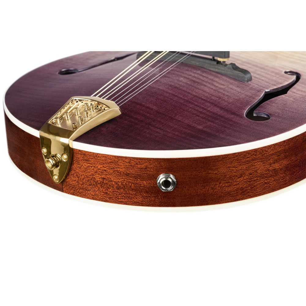 Ortega RMAE200PF Americana Series A-Style Mandolin + Croco Leather Case