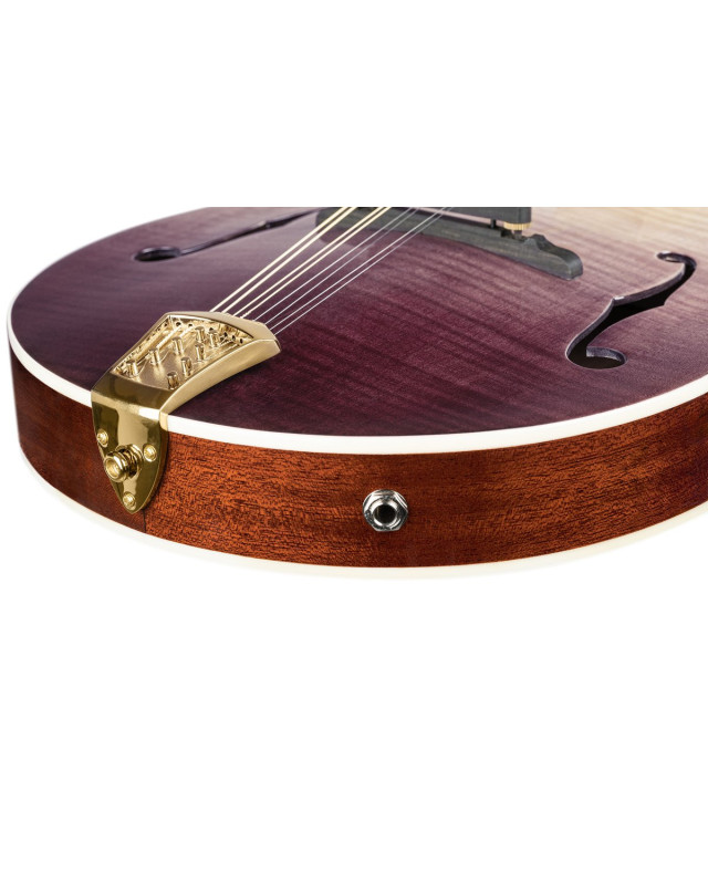 Ortega RMAE200PF Americana Series A-Style Mandolin + Croco Leather Case