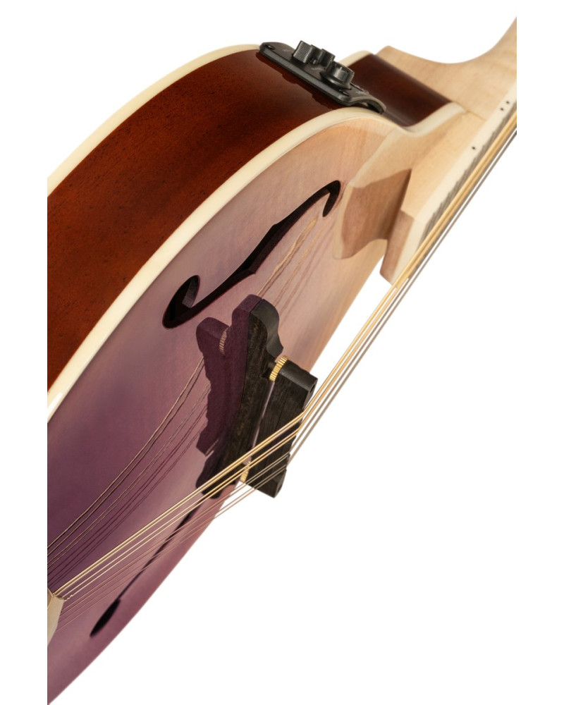 Ortega RMAE200PF Americana Series A-Style Mandolin + Croco Leather Case