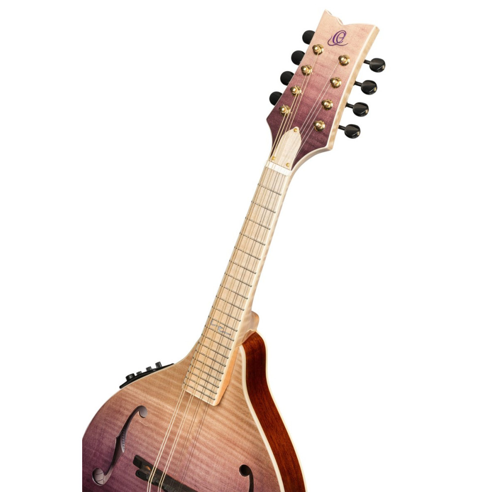 Ortega RMAE200PF Americana Series A-Style Mandolin + Croco Leather Case