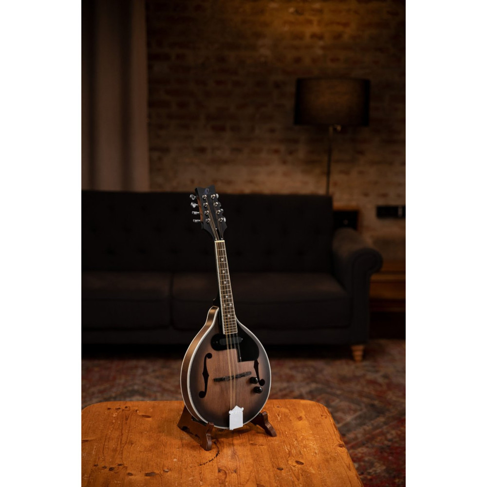 Ortega RMAE30-WB Americana Series A-Style Mandolin 8 String - Maple Satin Whiskey Burst