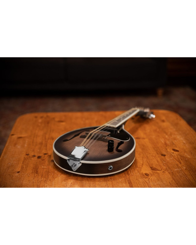 Ortega RMAE30-WB Americana Series A-Style Mandolin 8 String - Maple Satin Whiskey Burst