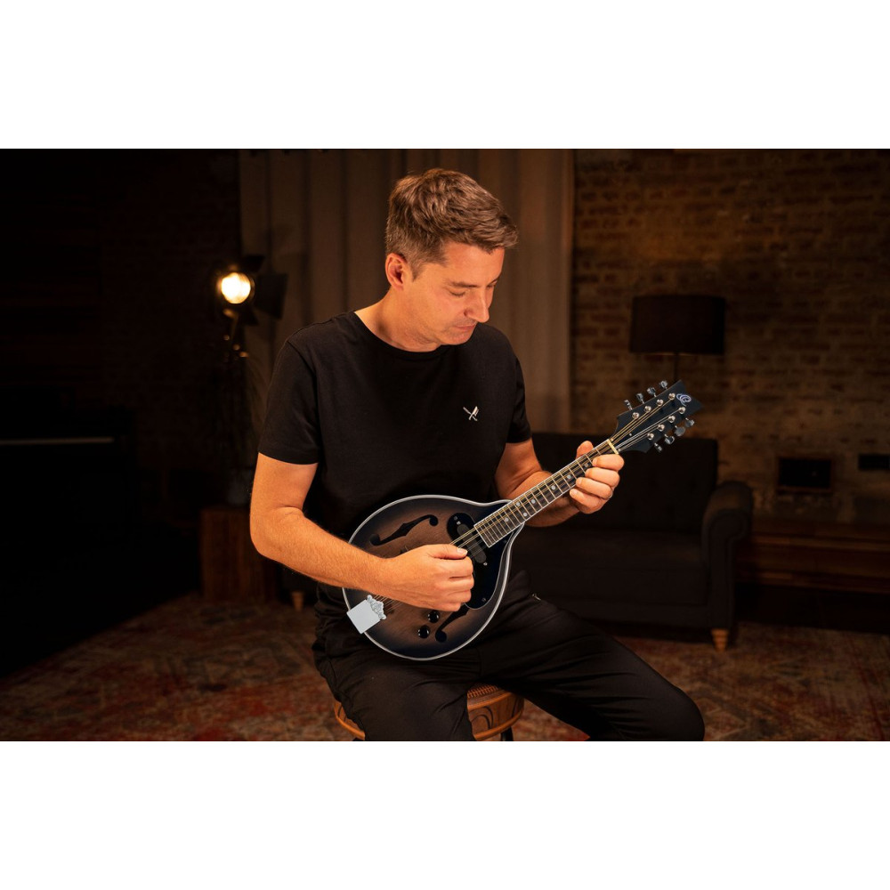 Ortega RMAE30-WB Americana Series A-Style Mandolin 8 String - Maple Satin Whiskey Burst