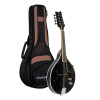 Ortega RMAE40SBK A-Style Series Mandoline 8 String - Spruce / Maple Black + Bag