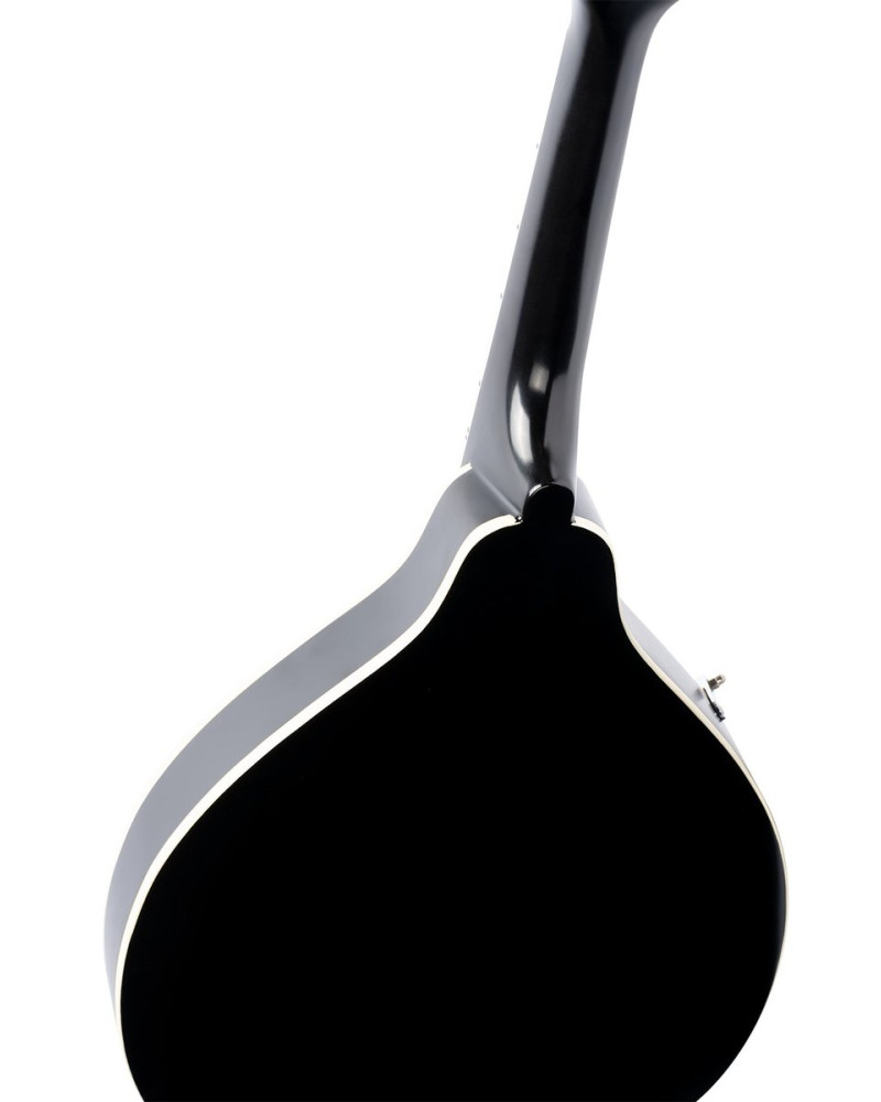 Ortega RMAE40SBK-L A-Style Series Mandoline 8 String Lefty - Spruce / Maple Black + Bag