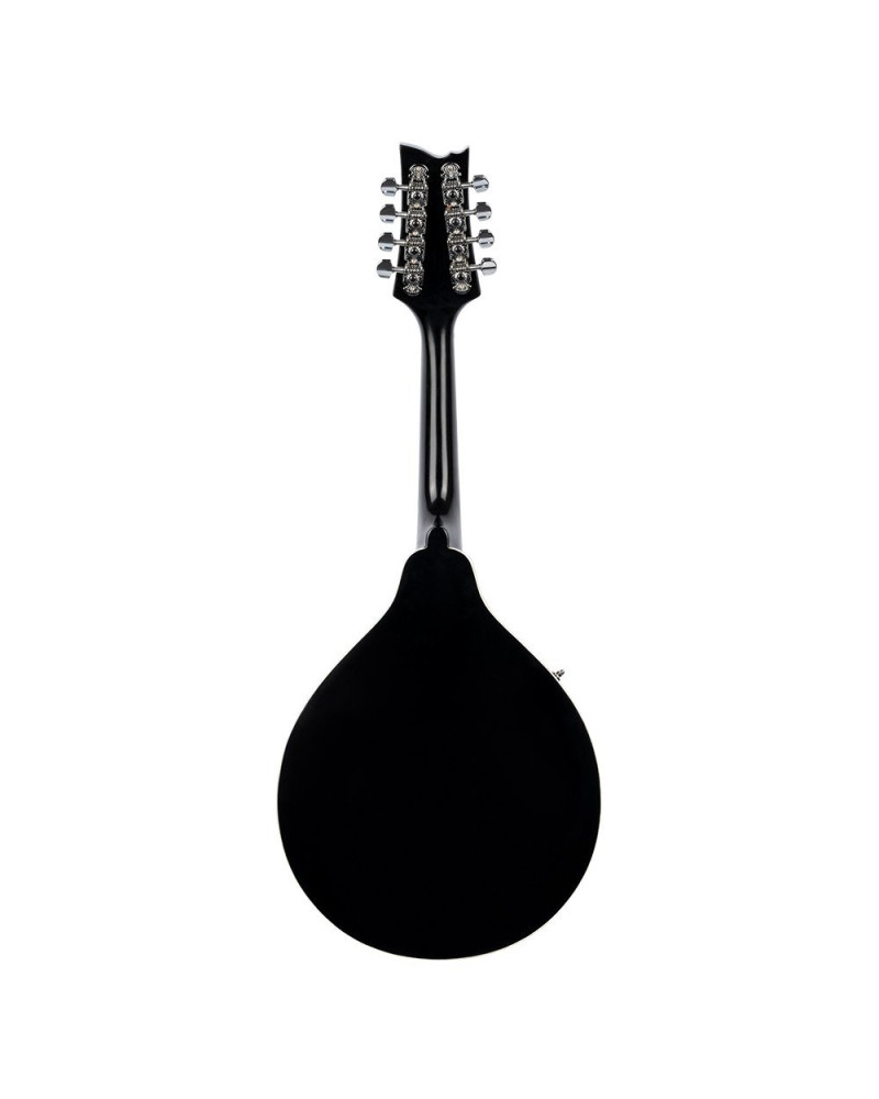 Ortega RMAE40SBK-L A-Style Series Mandoline 8 String Lefty - Spruce / Maple Black + Bag