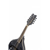 Ortega RMAE40SBK-L A-Style Series Mandoline 8 String Lefty - Spruce / Maple Black + Bag