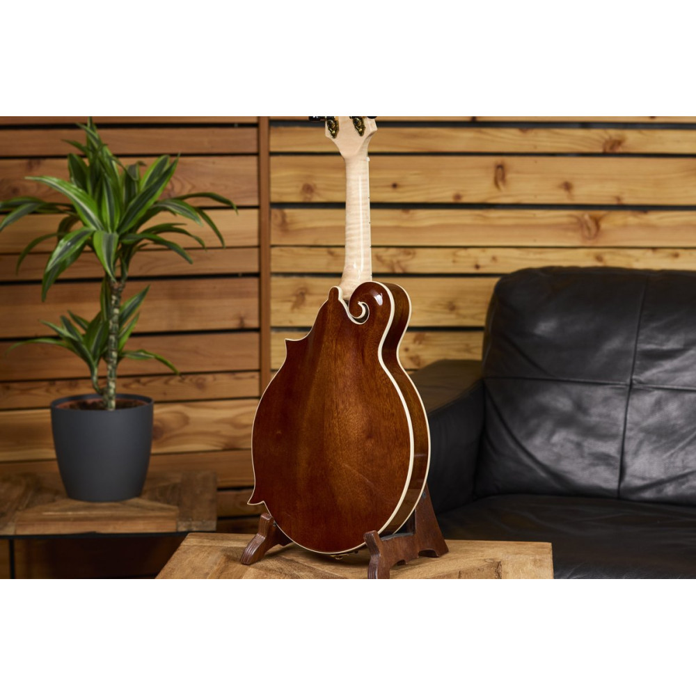 Ortega RMF200PF Americana Series F-Style Mandolin + Croco Leather Case