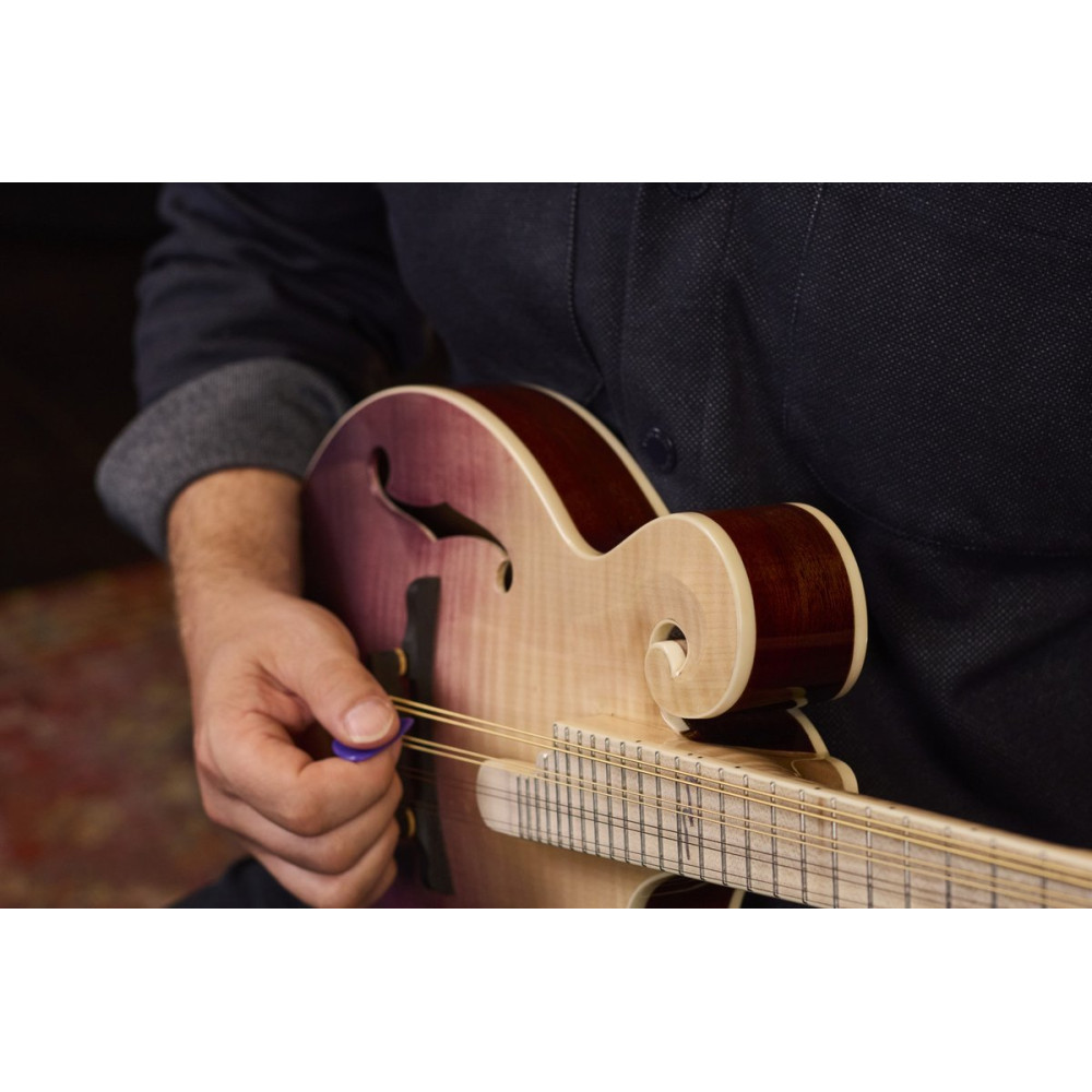 Ortega RMF200PF Americana Series F-Style Mandolin + Croco Leather Case