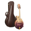 Ortega RMF200PF Americana Series F-Style Mandolin + Croco Leather Case