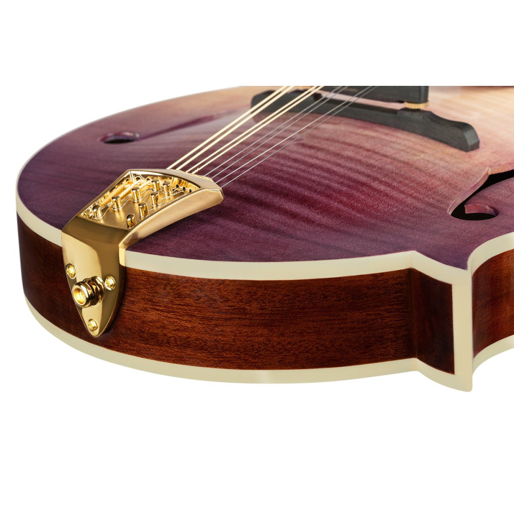 Ortega RMF200PF Americana Series F-Style Mandolin + Croco Leather Case