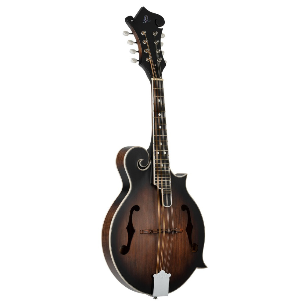 Ortega RMF30-WB Americana Series F-Style Mandolin 8 String - Spruce / Maple Satin Whiskey Burst