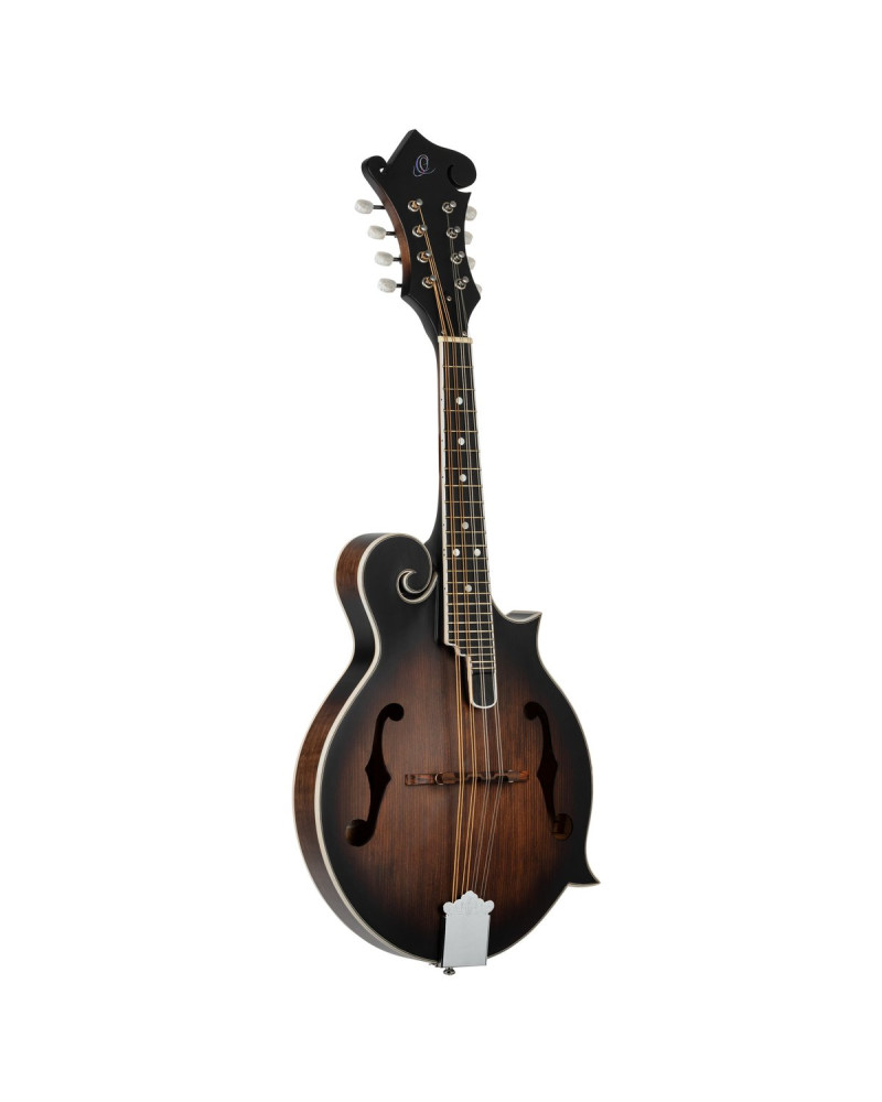 Ortega RMF30-WB Americana Series F-Style Mandolin 8 String - Spruce / Maple Satin Whiskey Burst