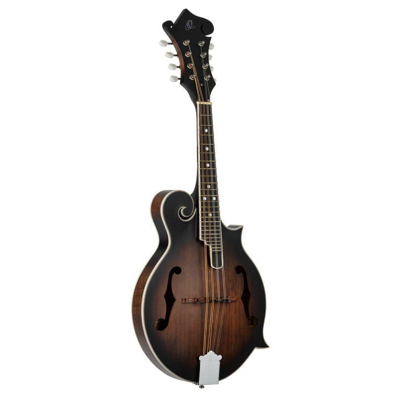 Ortega RMF30-WB Americana Series F-Style Mandolin 8 String - Spruce / Maple Satin Whiskey Burst