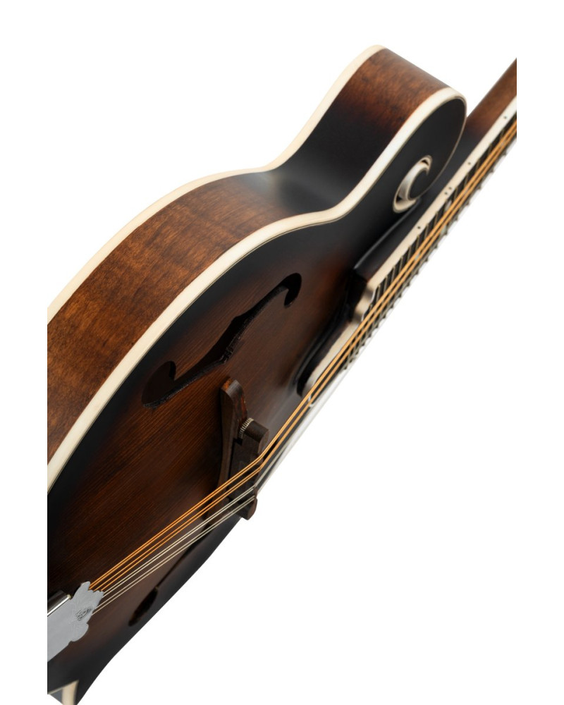 Ortega RMF30-WB Americana Series F-Style Mandolin 8 String - Spruce / Maple Satin Whiskey Burst