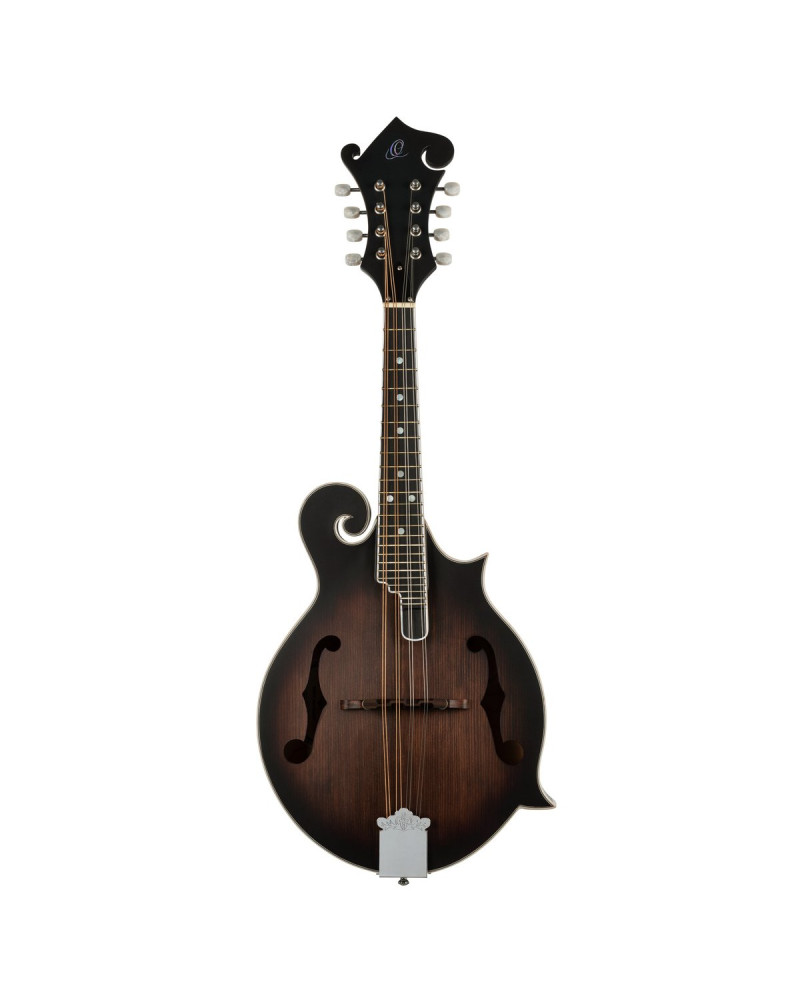 Ortega RMF30-WB Americana Series F-Style Mandolin 8 String - Spruce / Maple Satin Whiskey Burst