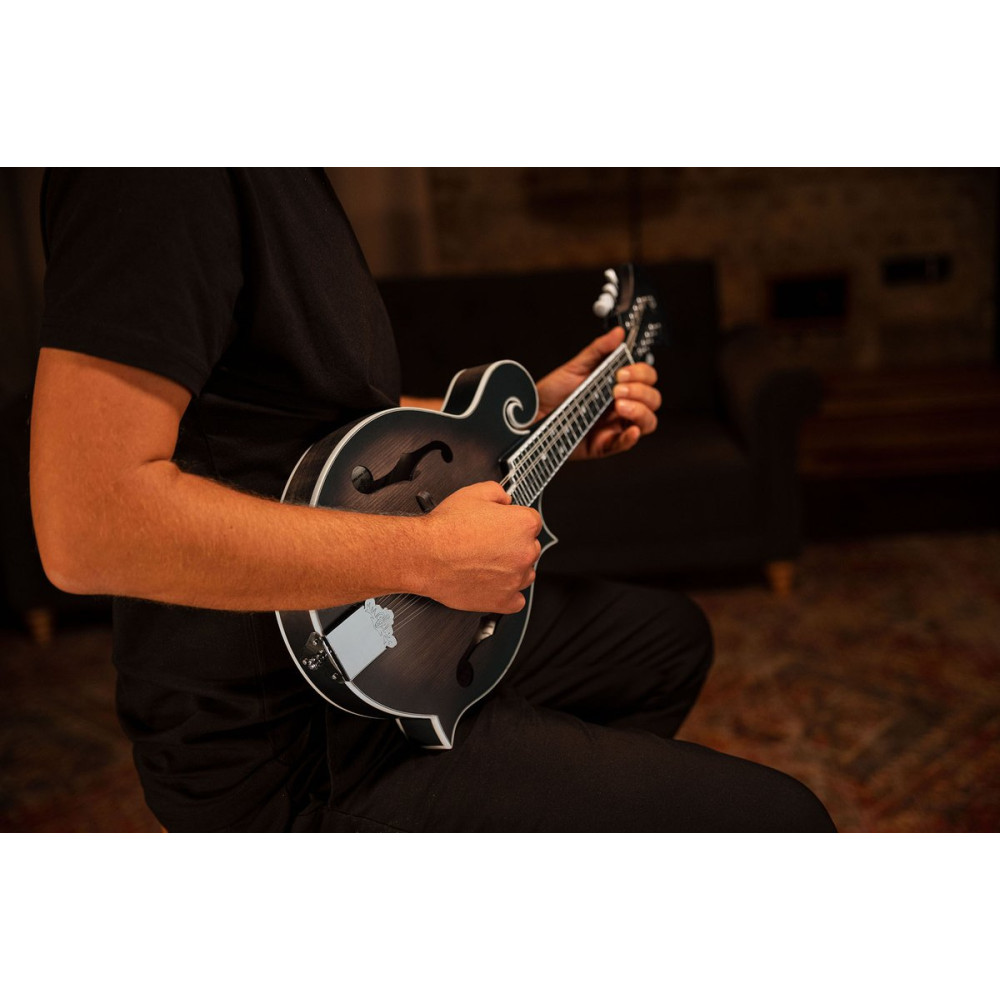 Ortega RMF30-WB Americana Series F-Style Mandolin 8 String - Spruce / Maple Satin Whiskey Burst
