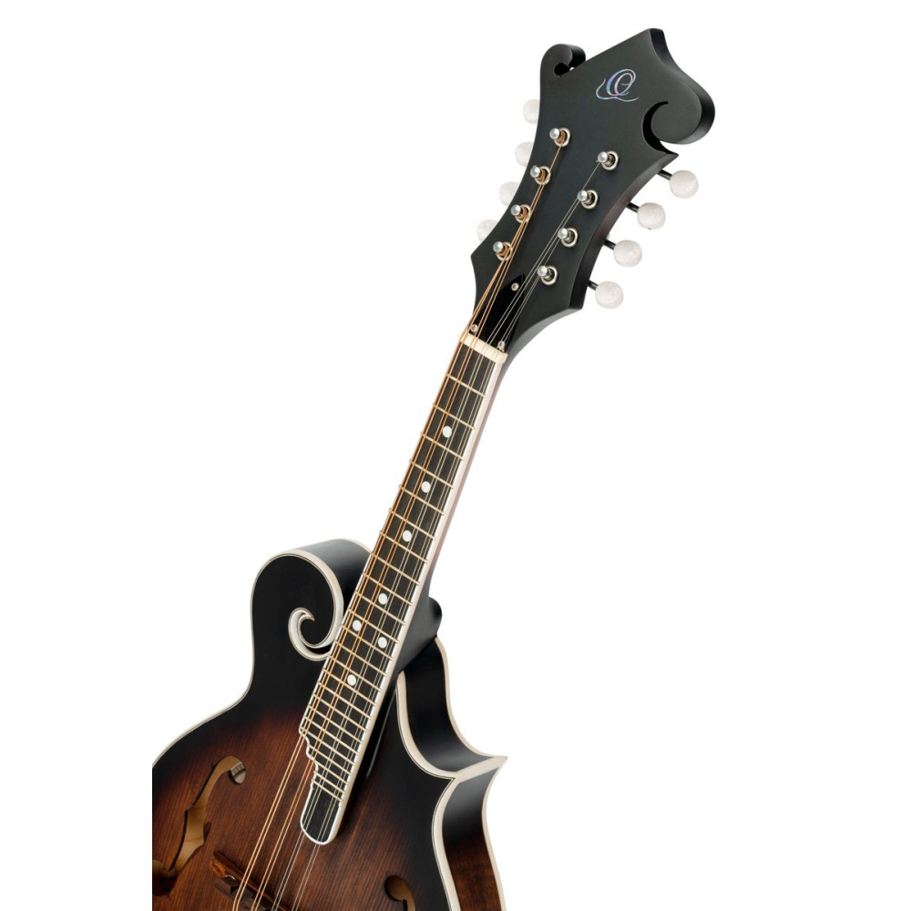 Ortega RMF30-WB Americana Series F-Style Mandolin 8 String - Spruce / Maple Satin Whiskey Burst