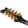 Ortega RMFE100AVO F-Style Series Mandolin 8 String - Solid Spruce / Solid Flamed Antique Violin Oil + Bag