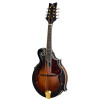Ortega RMFE100AVO F-Style Series Mandolin 8 String - Solid Spruce / Solid Flamed Antique Violin Oil + Bag