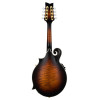 Ortega RMFE100AVO F-Style Series Mandolin 8 String - Solid Spruce / Solid Flamed Antique Violin Oil + Bag