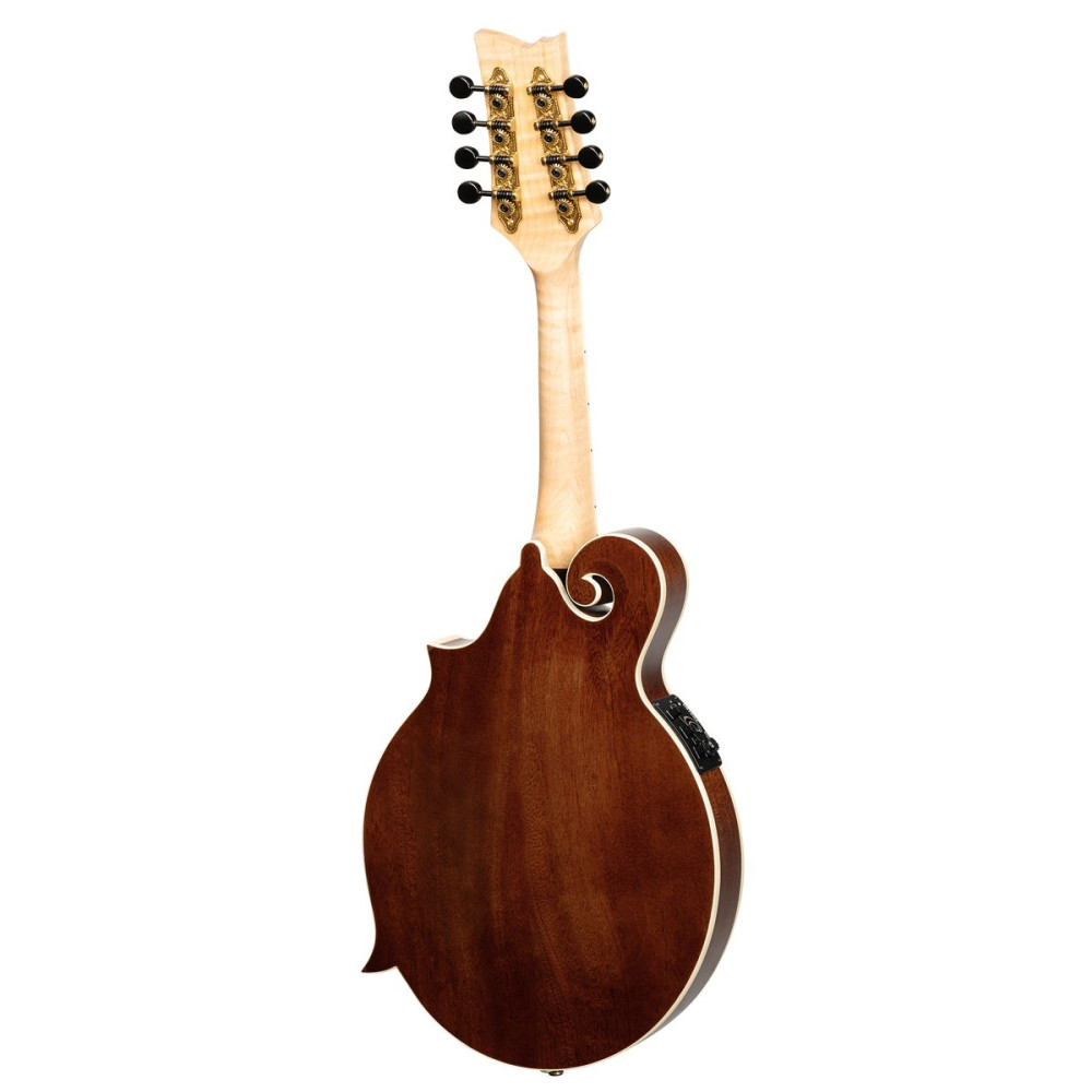 Ortega RMFE200PF Americana Series F-Style Mandolin + Croco Leather Case