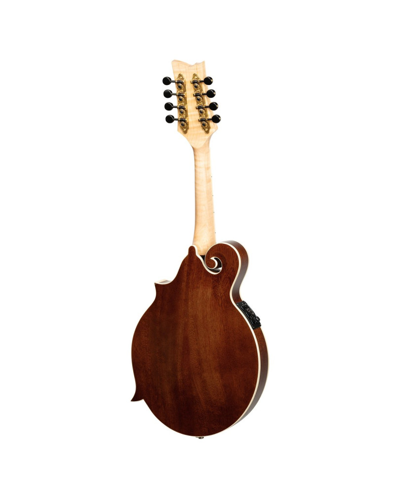 Ortega RMFE200PF Americana Series F-Style Mandolin + Croco Leather Case
