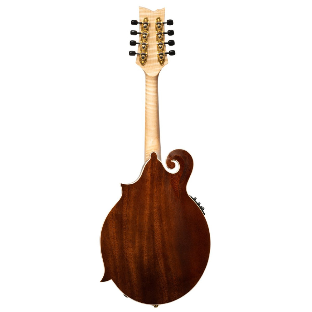 Ortega RMFE200PF Americana Series F-Style Mandolin + Croco Leather Case