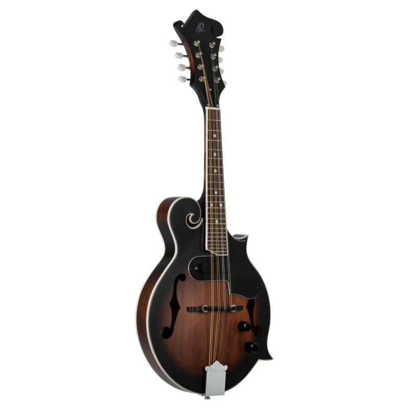 Ortega RMFE30-WB Americana Series F-Style Mandolin 8 String - Spruce / Maple Satin Whiskey Burst